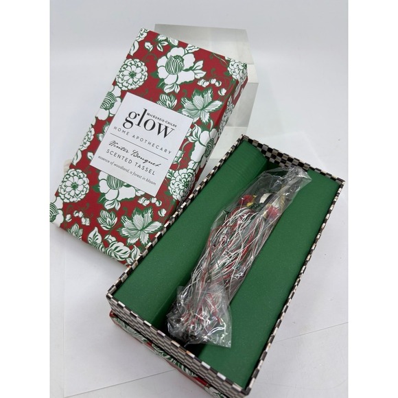 MacKenzie-Childs Other - New! Mackenzie Child's scented tassel green red
